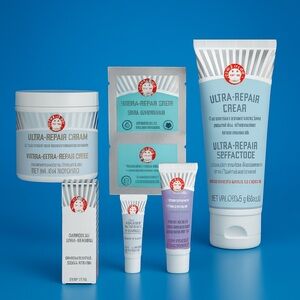 First Aid Beauty Ultra Repair Cream Collection - White, Blue, and Red